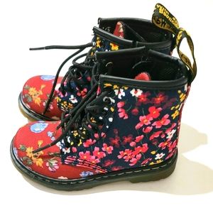 Dr. Marten's Floral Toddler Boots